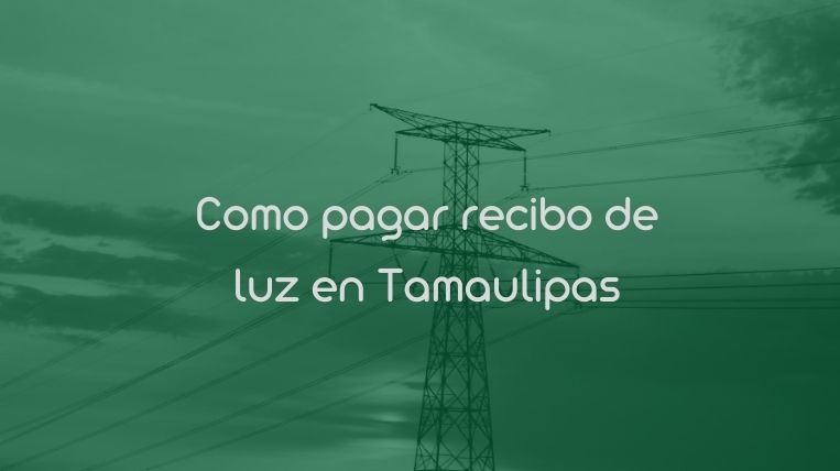 Como pagar recibo de luz en Tamaulipas