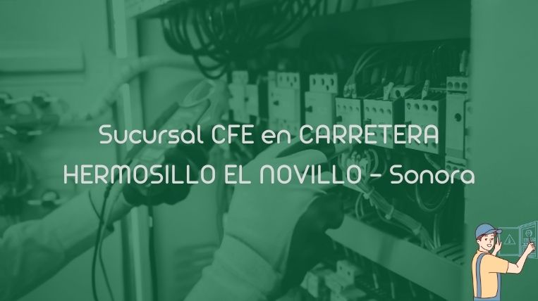 Sucursal CFE en CARRETERA HERMOSILLO EL NOVILLO – Sonora